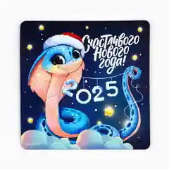 Новогодний магнит, новогодние сувениры, магнитик, Символ года, магнит на холодильник