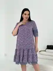 Разноцветный платье женское вечернее, большие размеры