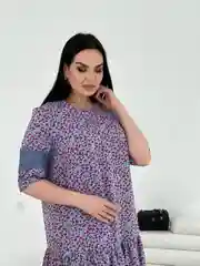 Разноцветный платье женское вечернее, большие размеры