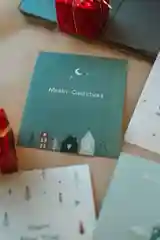 Зеленый набор новогодних открыток, открытки к новому году
