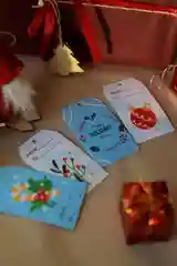 Голубой новогодние бирки/ открытки для подарков