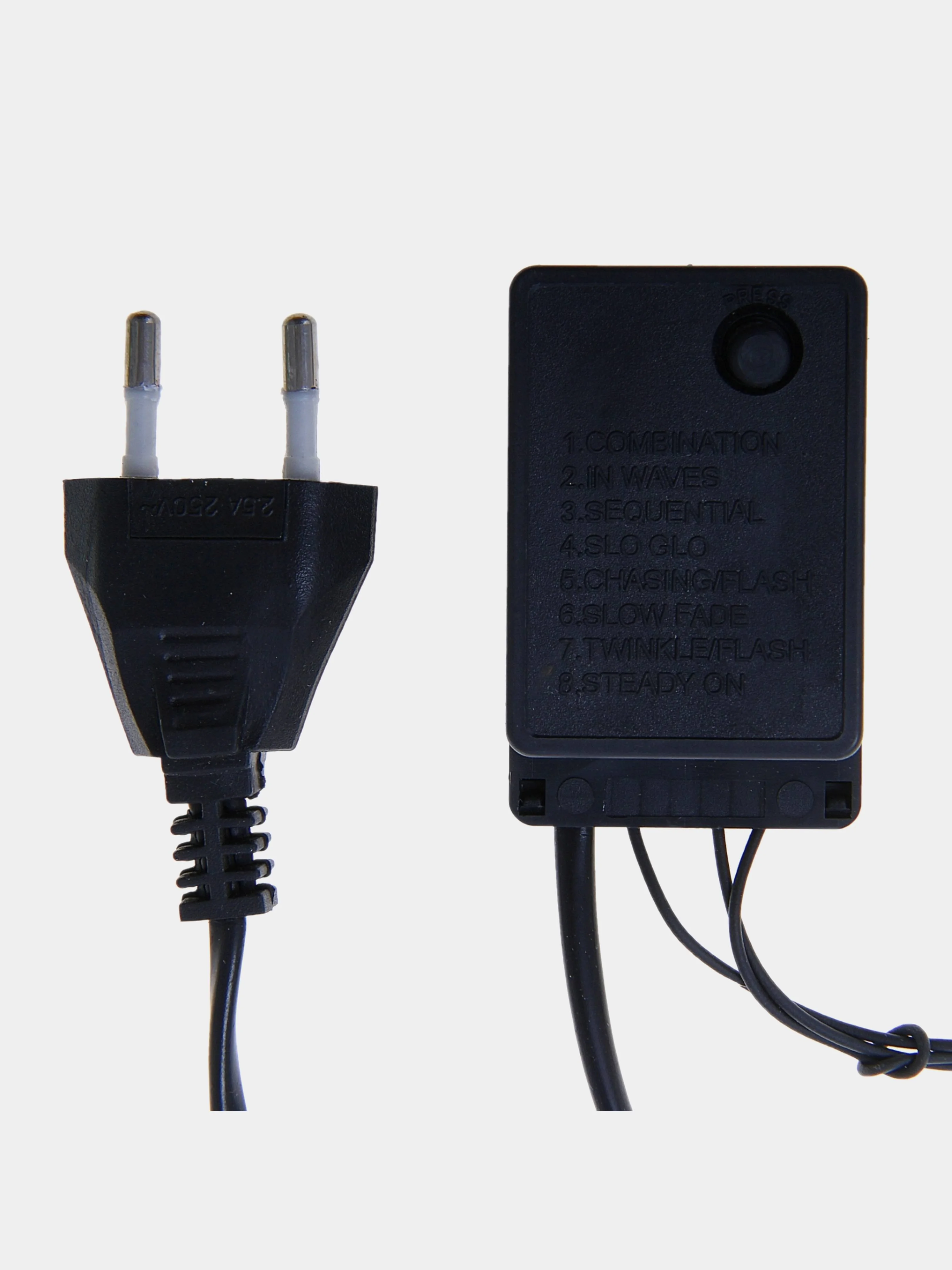 Синий гирлянда "Бахрома" 1.2 х 0.6 м, LED-60-220V, 8 режимов, нить тёмная