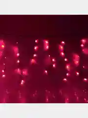 Гирлянда "Бахрома" 1.2 х 0.6 м, LED-60-220V, 8 режимов, нить тёмная