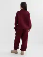Бордовый костюм спортивный, женский, теплый, флисовый