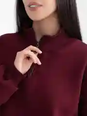 Бордовый костюм спортивный, женский, теплый, флисовый