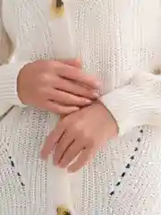 Белый кардиган женский вязаный оверсайз