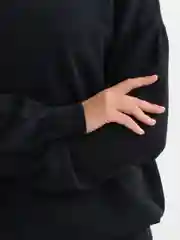 Черный костюм женский с юбкой