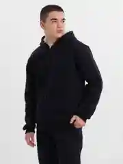 Черный костюм спортивный теплый
