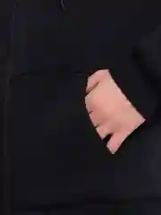 Черный костюм спортивный теплый