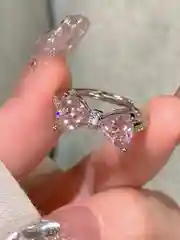 Кольцо розовый бантик