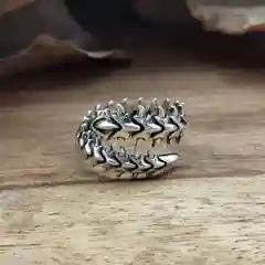 Кольцо токийский гуль ,чешуя дракона