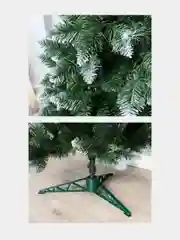 Искусственная ёлка Белгородская заснеженные кончики, 150 см, ветки ПВХ отгибаются