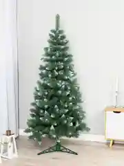 Искусственная ёлка Max Christmas Белгородская заснеженные кончики, 210 см, ветки отгибаются