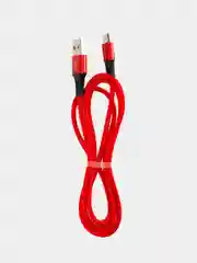 Красный кабель зарядный BOROFONE BX20 (1m, Micro-USB/Type-C/Lightning) для Android и Apple iPhone
