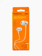 Белый наушники с микрофоном Borofone BM57, 3.5 mm Jack