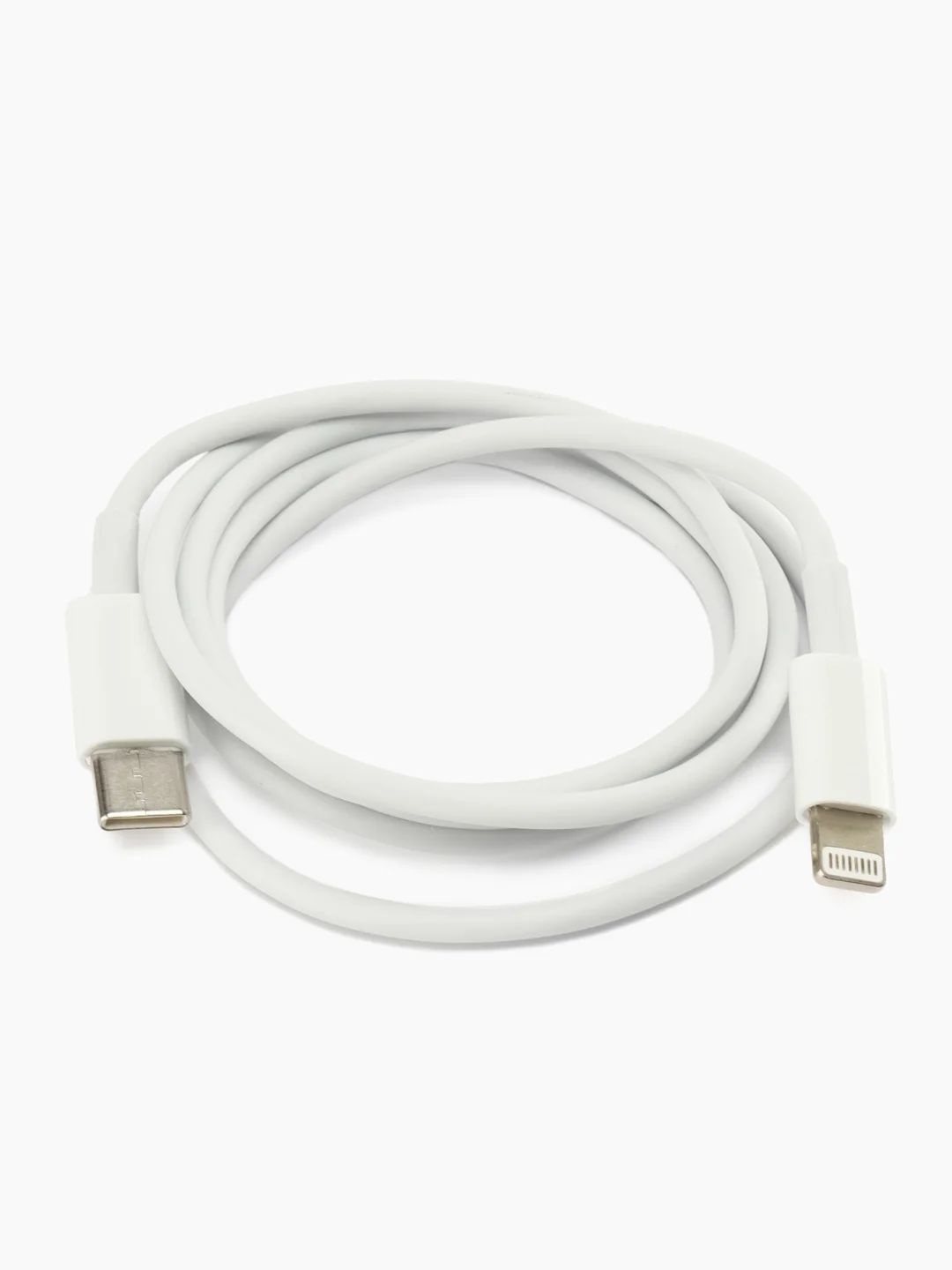 Белый зарядное устройство для iPhone с кабелем Type-C/Lightning, PD 20W (для устройств Apple)
