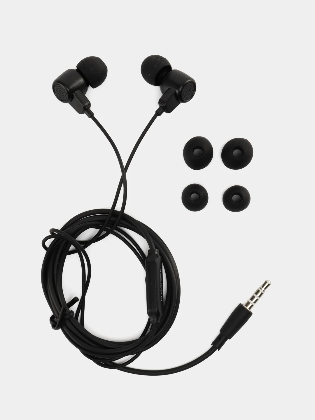 Черный наушники с микрофоном Borofone BM64, 3.5 mm, Jack