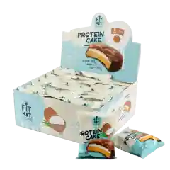 FIT KIT Десерт глазир."КЕЙК" со вкус.Тропический кокос 70г (Protein Cake Tropical coconut)