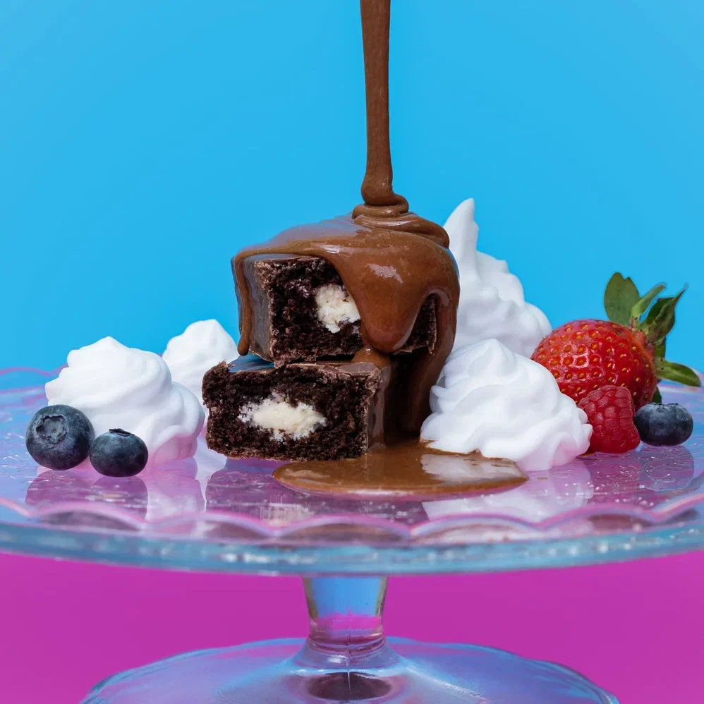 FIT KIT Десерт глазированный «ДЭЛИС» со вкусом Лесные ягоды 60г (Protein Delice Berries)