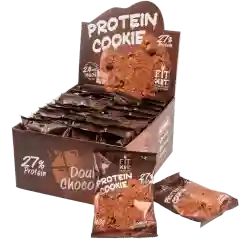 FIT KIT Десерт "КУКИ" со вкусом Двойной шоколад 40г (Protein Cookie Double chocolate)