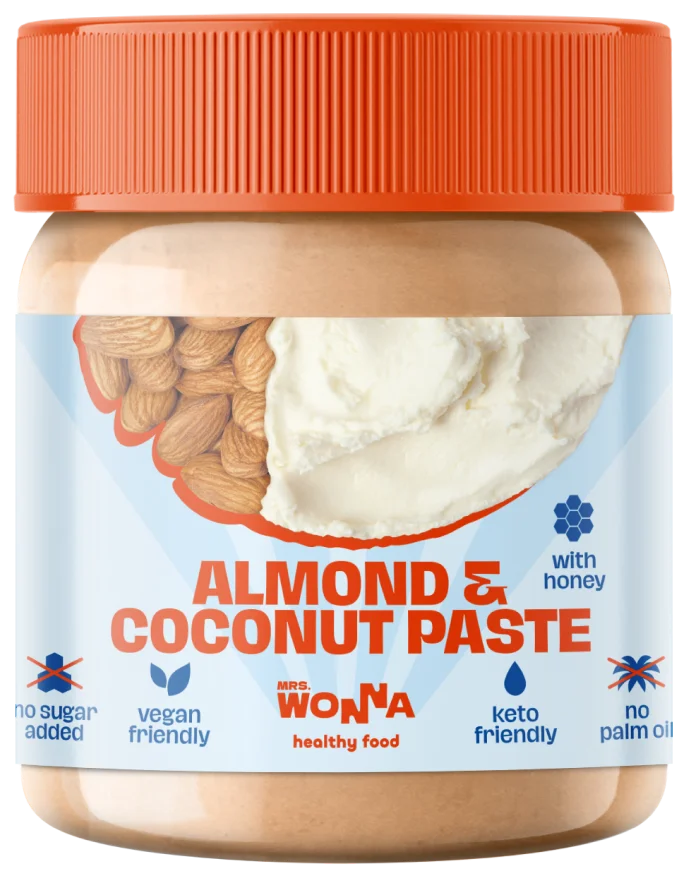 MRS.WONNA Паста ореховая миндаль-кокос 250г (Almond & Coconut paste)