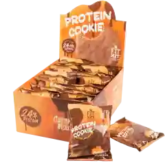 FIT KIT Десерт гл."КУКИ" со вкус.Карамел.мусс 50г(Protein Chocolate Cookie Caramel Mousse)