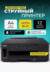 Принтер струйный монохромный Canon PIXMA GM2040 (3110C009) А4 Wi-Fi двухсторонняя печать