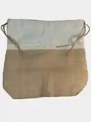 Золотистый хаки мешок для подарка, полотняный, мешковина джутовая
