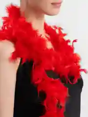Боа - пух белый длина 2 метра
