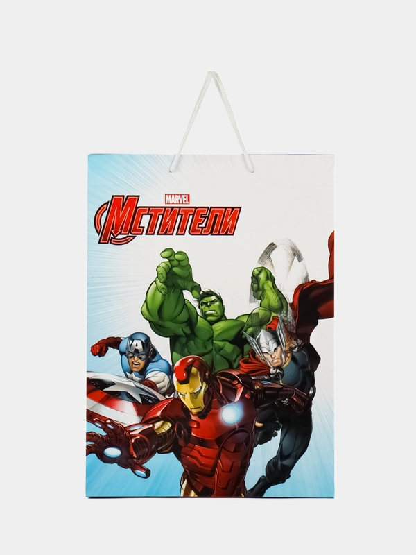 Marvel. Пакет подарочный большой-1, 330*455*100 мм