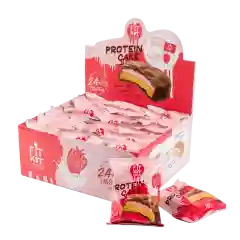 FIT KIT Десерт глазир."КЕЙК" со вкус.Клубника со сливк.70г (Protein Cake Strawberry cream)