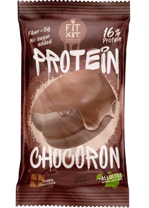 FIT KIT Десерт гл."ЧОКОРОН" со вкус.Двойной шоколад 30г(Protein Chocoron Double chocolate)