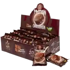 FIT KIT Десерт гл."ЧОКОРОН" со вкус.Двойной шоколад 30г(Protein Chocoron Double chocolate)