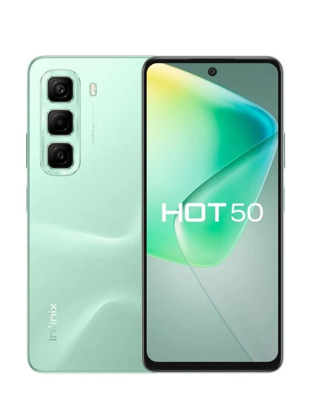 Зеленый смартфон Infinix HOT 50 6+256GB