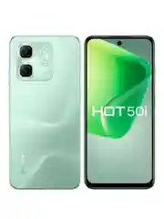 Зеленый смартфон Infinix HOT 50i 4+128GB