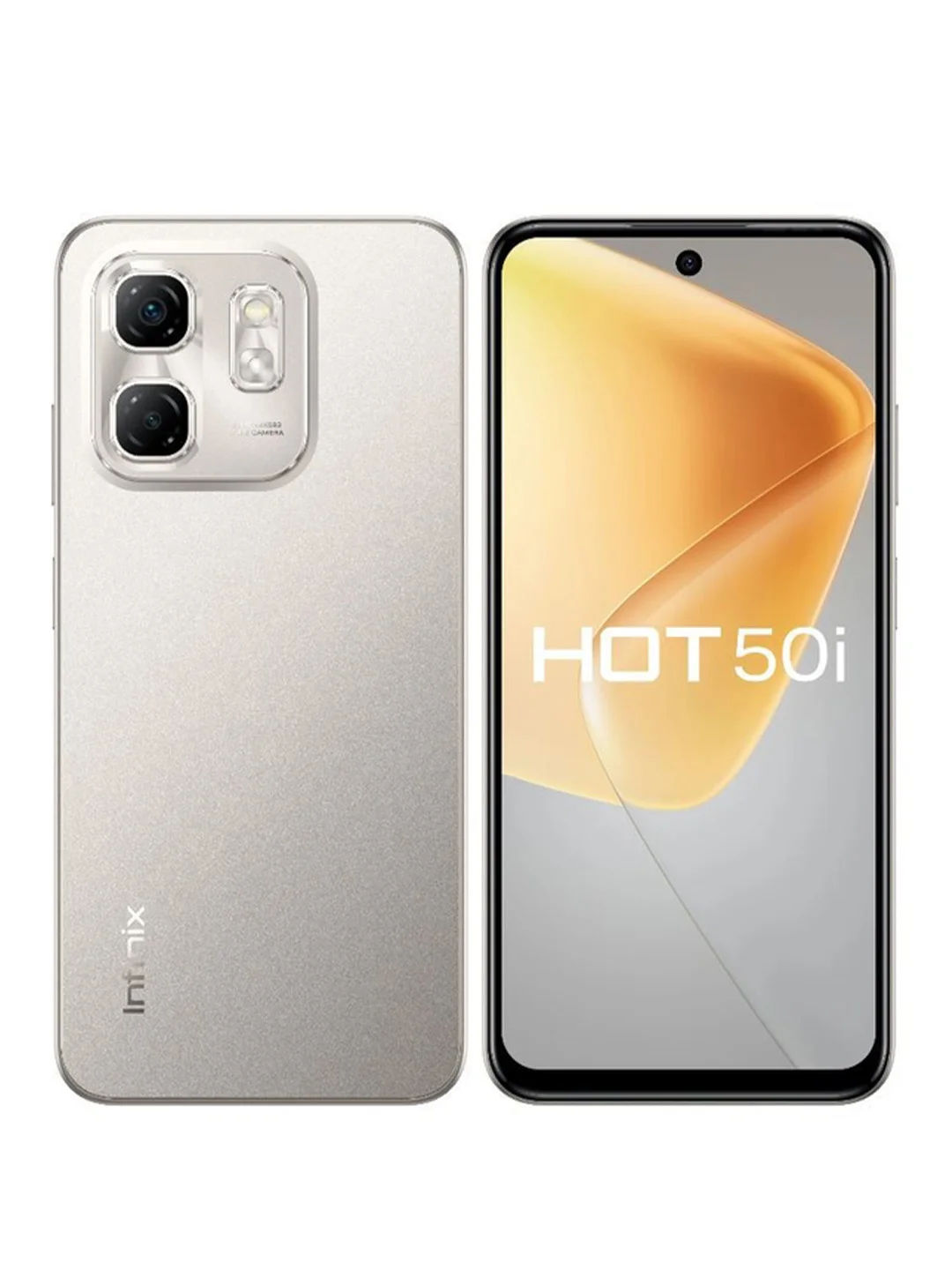 Серый смартфон Infinix HOT 50i 6+128GB