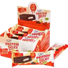 FIT KIT Десерт глаз. «ДЭЛИС» со вкус.Шоколад-ваниль 60г (Protein Delice Chocolate vanilla)