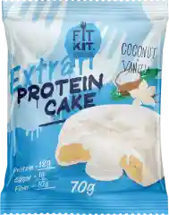 FIT KIT Десерт глаз.Кейк со вк.Кокос-ваниль 70г (Protein Cake Extra WHITE Coconut vanilla)