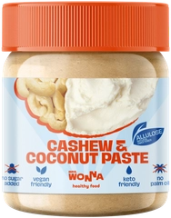 MRS.WONNA Паста ореховая кешью-кокос с розовой гималайской солью 250г