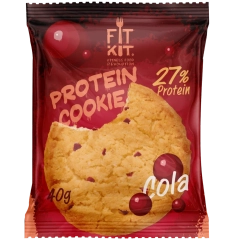 FIT KIT Десерт "КУКИ" со вкусом Кола 40г (Protein Cookie Cola)