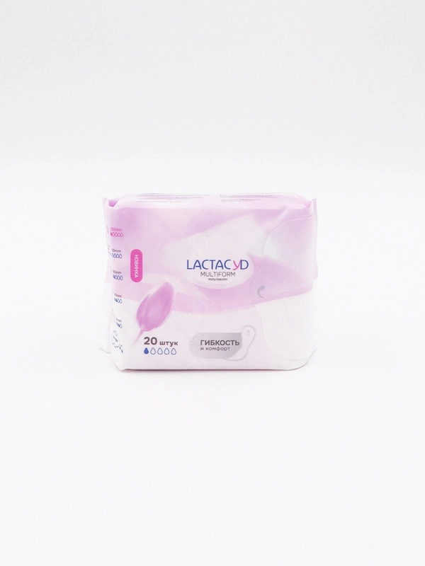 Прокладки женские впитывающие для ежедневного использования  LACTACYD Multiform
