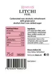 Шампанское безалкогольное "Rimuss Litchi Perl" 750мл, Швейцария