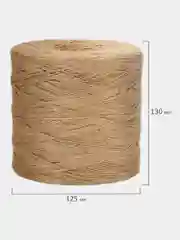 Джутовый шпагат, веревка, канат для рукоделия упаковочный полированный, Brauberg, 607942