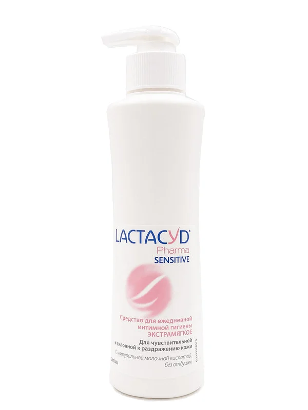 Лосьон для ежедневной интимной гигиены для чувствительной кожи Lactacyd Pharma Sensitive