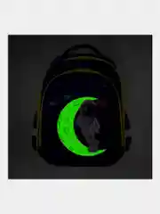 Рюкзак школьный для мальчика Brauberg Kids 2 отделения, Spaceman, светящийся 271384