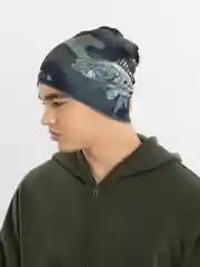Зелёный хаки шапка для рыбалки MixHat с принтом