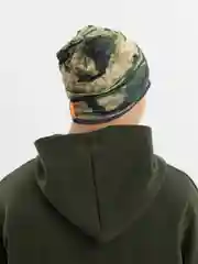 Зеленый шапка для рыбалки MixHat с принтом