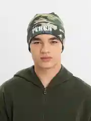 Зеленый шапка для рыбалки MixHat с принтом