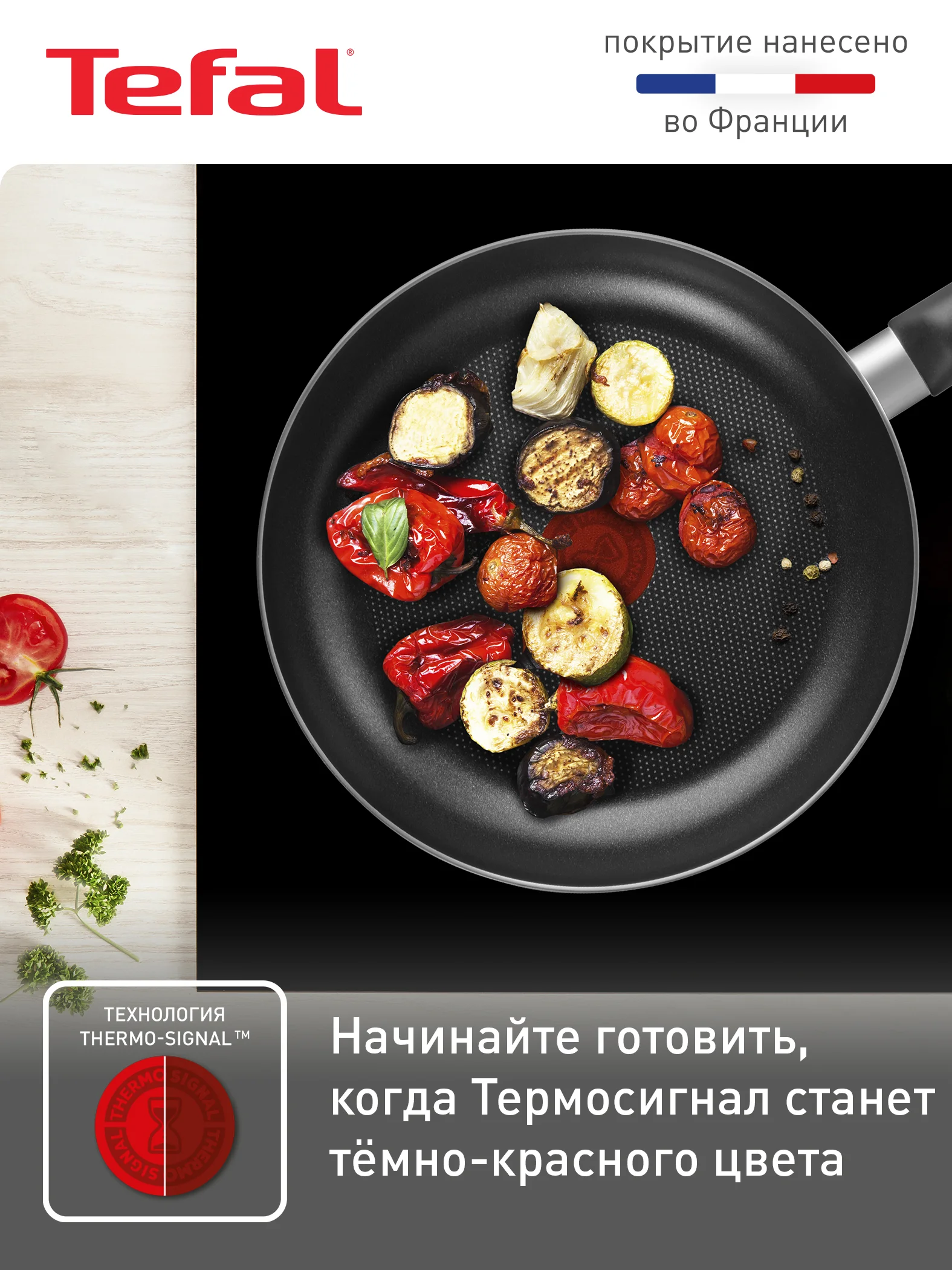 Черный cковорода с крышкой 24 см Tefal Easy Plus 04237924