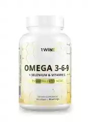 1WIN Omega 3-6-9 с селеном и витамином Е, 60 капсул, бад